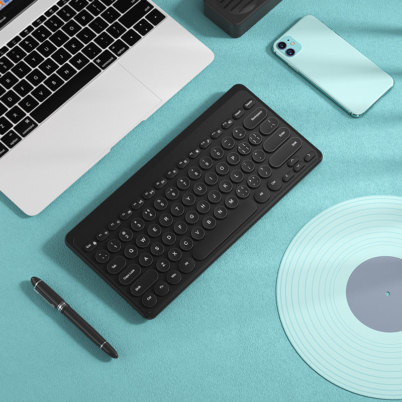 Mute USB Wireless Notebook Bow Keyboard - Elvo Hub