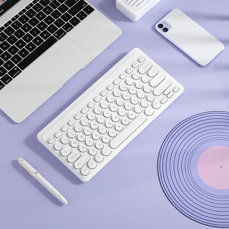 Mute USB Wireless Notebook Bow Keyboard - Elvo Hub