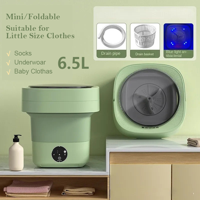 Portable Mini Foldable Washing Machine & Dryer - Elvo Hub