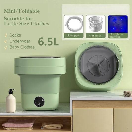 Portable Mini Foldable Washing Machine & Dryer - Elvo Hub
