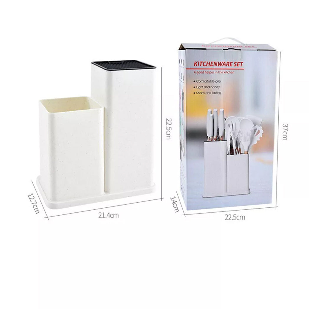 19pcs Set Non-Stick Silicone Kitchen Utensil Spatula Spoon Cooking Cookware Gift - Elvo Hub