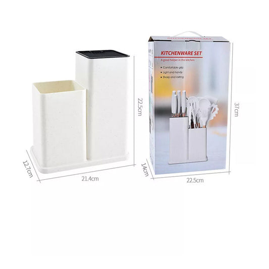 19pcs Set Non-Stick Silicone Kitchen Utensil Spatula Spoon Cooking Cookware Gift - Elvo Hub