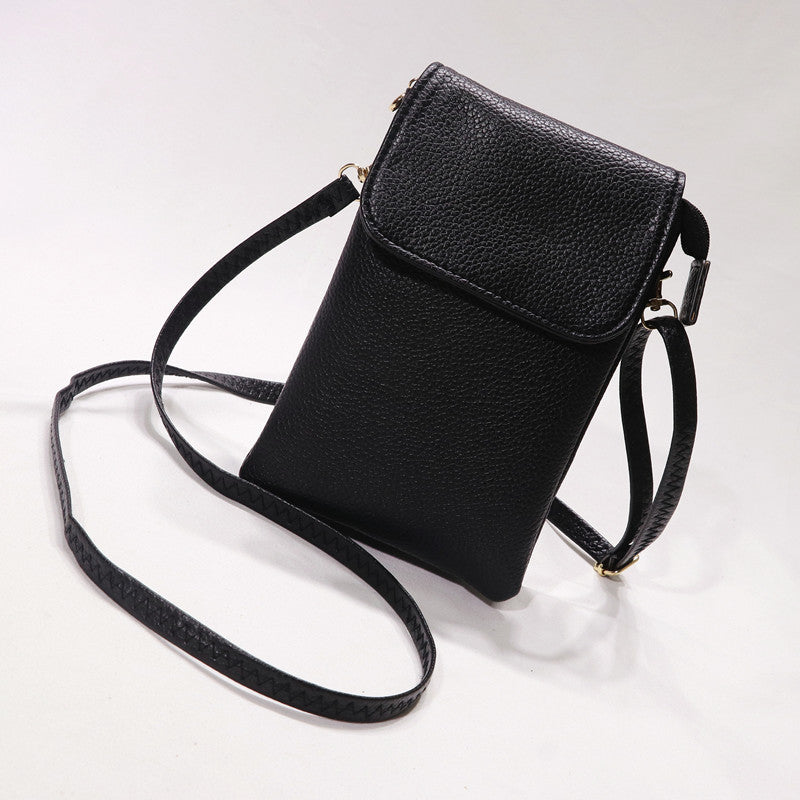 New Style Soft Leather Zipper Mobile Phone Bag For Women - Elvo Hub