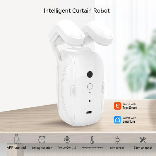 Smart Wifi Curtain Robot Roman Rod - Elvo Hub