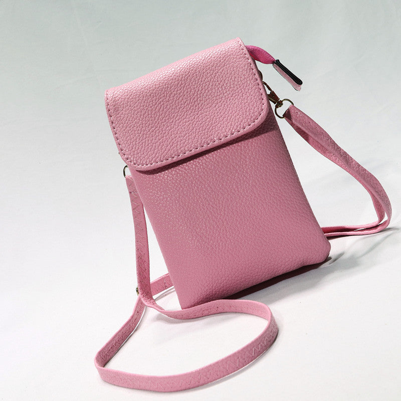 New Style Soft Leather Zipper Mobile Phone Bag For Women - Elvo Hub